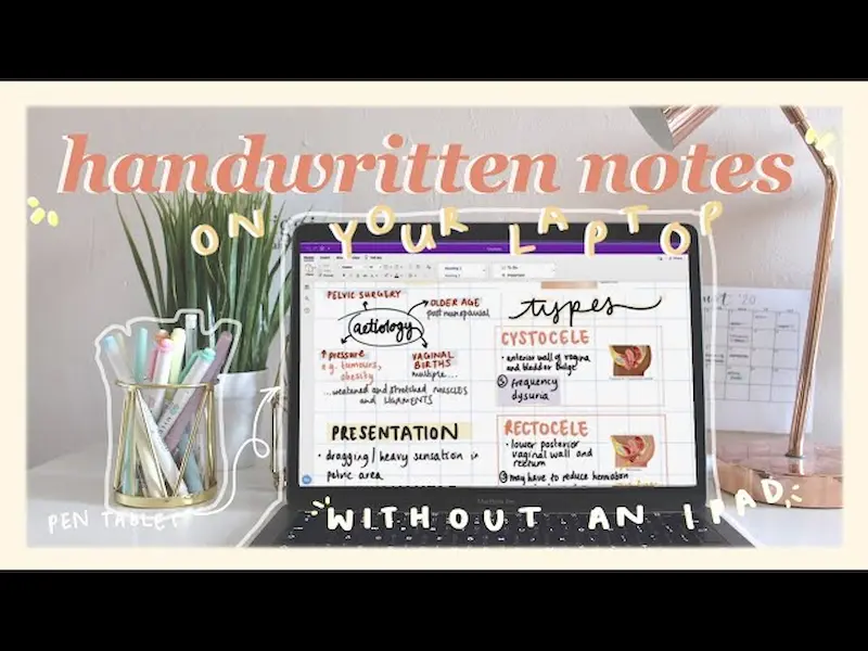 handwritten notes