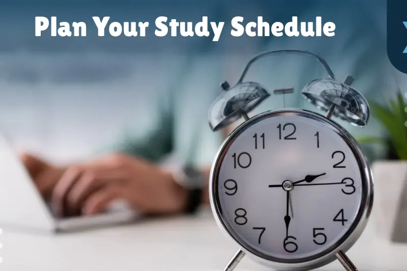 plan your study schedule